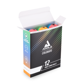 JOOLA Table Tennis Ball Colorato Pack of 12 