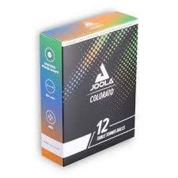JOOLA Table Tennis Ball Colorato Pack of 12
