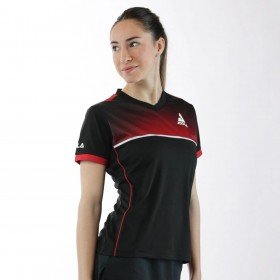 Marškinėliai Joola Lady Edge black/red