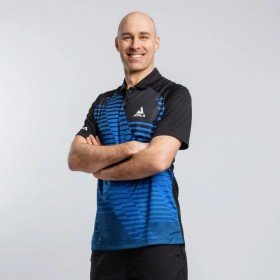 T-Shirt Joola Zephir Polo black/blue