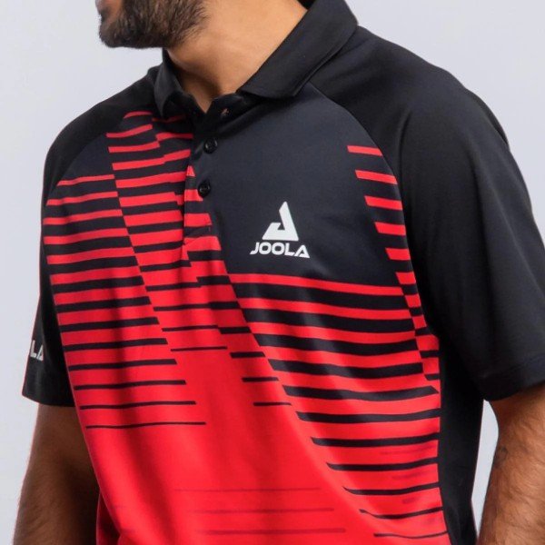 Marškinėliai Joola Zephir Polo black/red