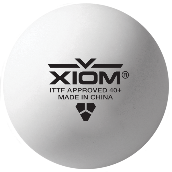 Kamuoliukai XIOM V ITTF 40+ 3*** (6 VNT)